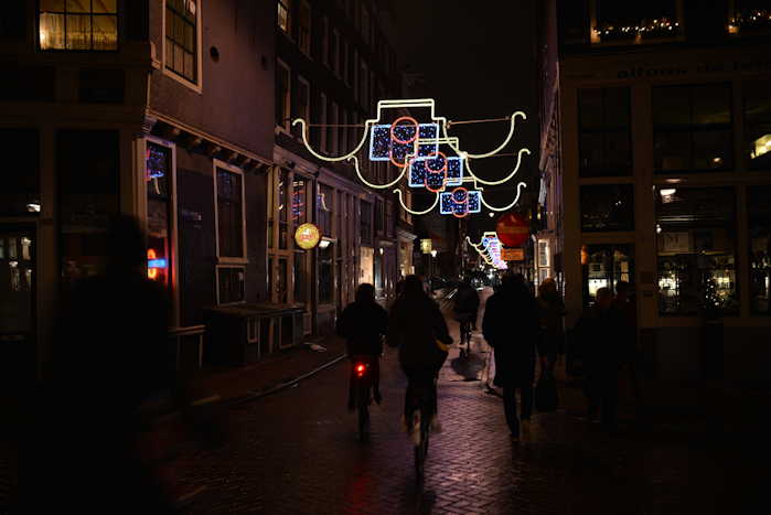 — Illuminations de Fêtes de fin d'année — Amsterdam —