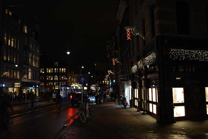 — Illuminations de Fêtes de fin d'année — Amsterdam —