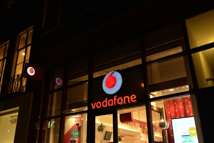 — Enseigne "Vodafone" — Amsterdam —