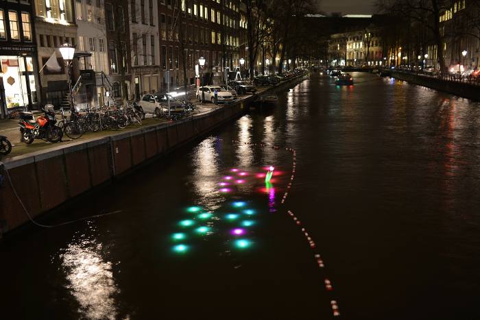 — Illuminations aquatiques — Amsterdam —