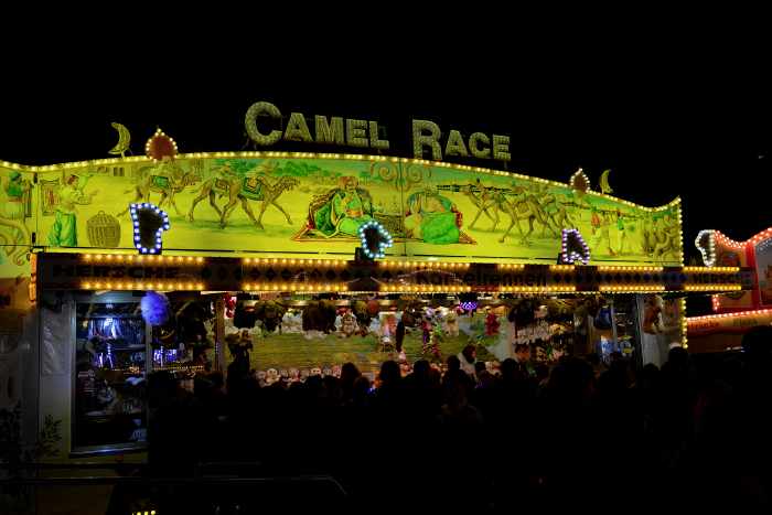 — Stand Camel Race: course de chameaux — Foire d'Automne — Bâle/Basel —