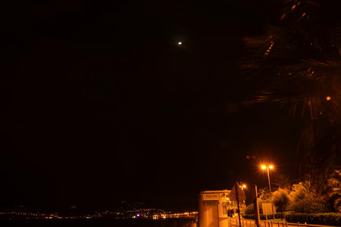 Phase d'éclipse de lune — Cannes/Mandelieu-La Napoule