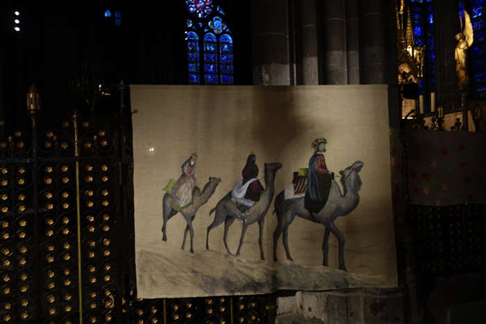 Tableau "trois rois" mages - Cathédrale Notre Dame de l'Assomption — Clermont-Ferrand 