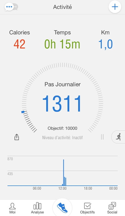capture d'écran: Pacer 1311 pas