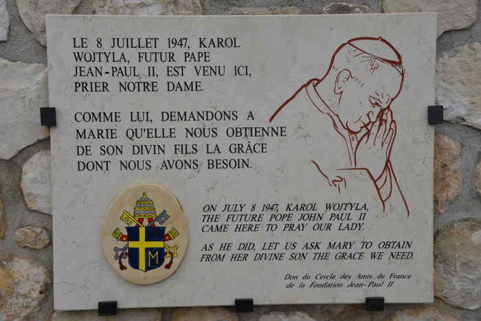 — Plaque commémorative — Basilique Notre Dame de la Garde — Marseille —