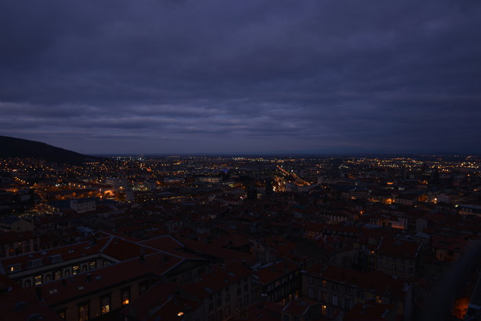 Panorama Nord vu depuis la tour de la Cathédrale Notre-Dame-de-L'Assomption — Clermont-Ferrand