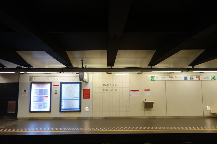 Station de métro Maalbeek/Maelbeek — Bruxelles