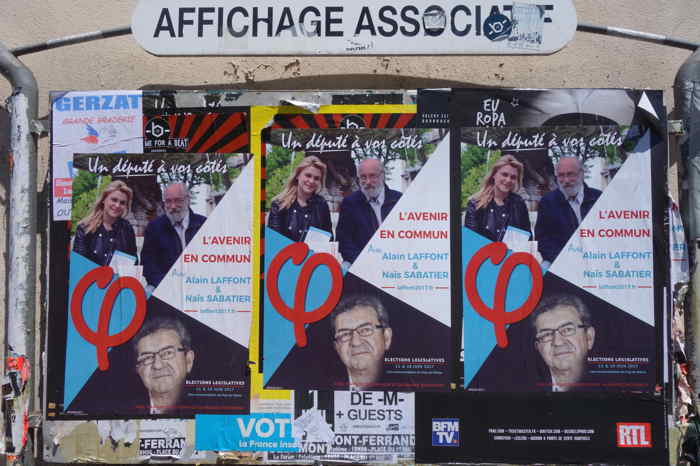 Affichage "légal" "France insoumise"