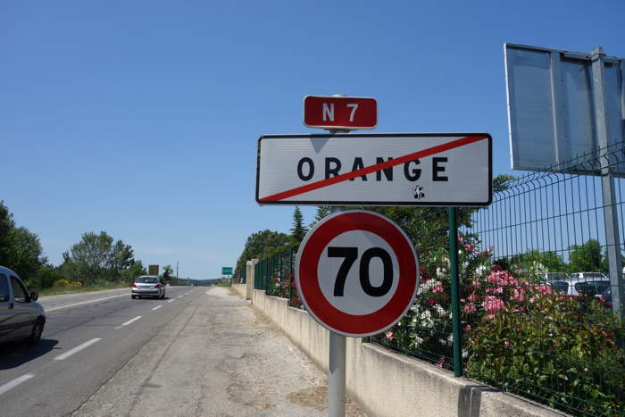 — Panneau — Orange —
