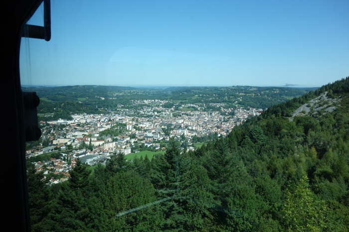 Lourdes vue depuis le funiculaire du Pic-du-Jer — Lourdes