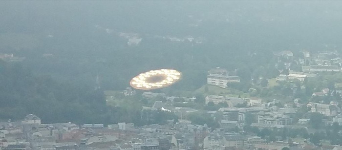 Détail de la photo prise depuis le funiculaire du Pic-du-Jer — Lourdes