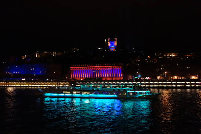 — Berges de la Saône — Fête des Lumières — Lyon —