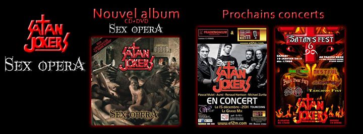 Albums et concerts du groupe "Satan Jokers"