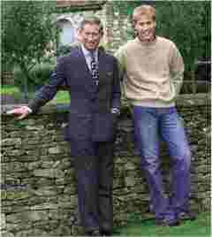 Princes Charles et William