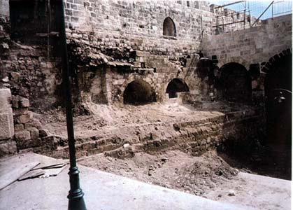 vestiges du temple de Salomon