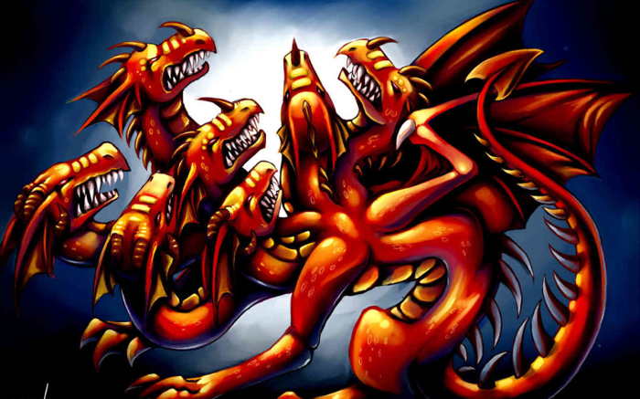 Dragon à sept têtes