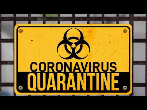 Avertissement de mise en quarantaine Coronavirus