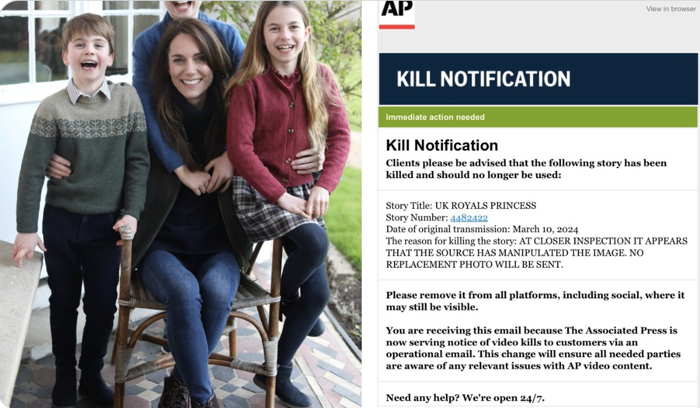Kate Middleton et ses 3 enfants 