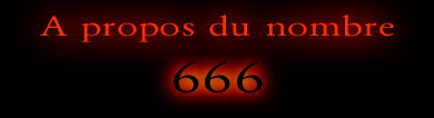 A propos du nombre 666