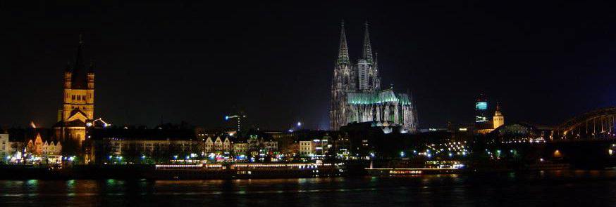 Vue panoramique de Cologne