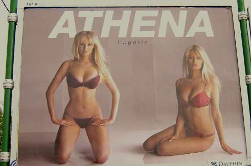 panneau publicitaire Athena