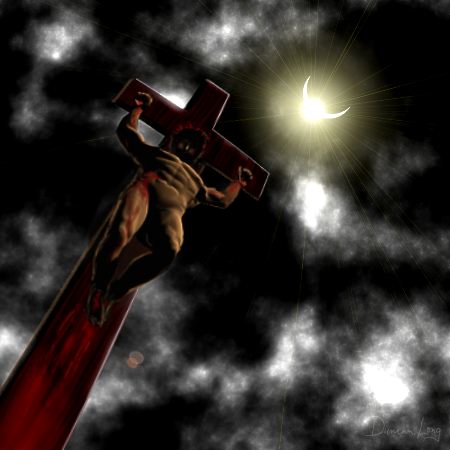 crucifixion et éclipse