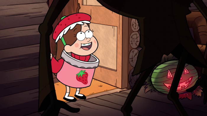 Mabel présente des excuses à "Trickster"  Capture d'écran: série ©"Gravity Falls" créée par Alex Hirsch