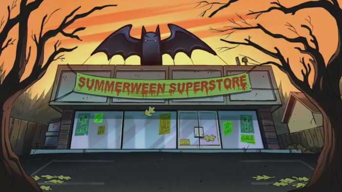 Summerween Superstore  Capture d'écran: série ©"Gravity Falls" créée par Alex Hirsch