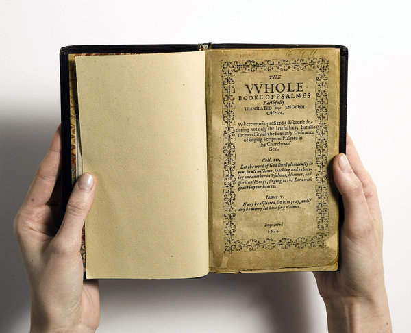 "The Whole Booke of Psaulmes"  "Le livre complet des Psaumes"
