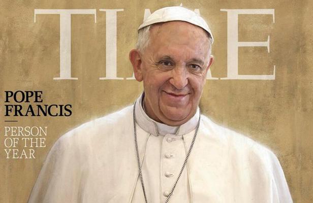Pape François: Personnalité de l'année!