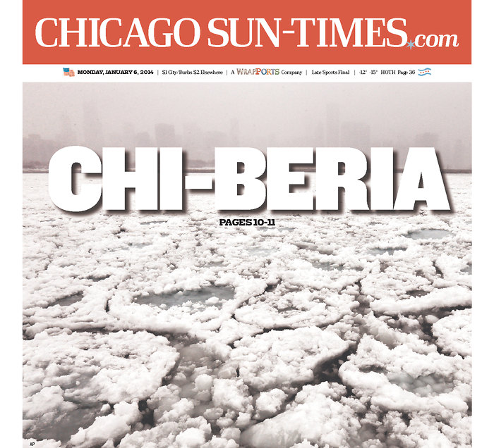 Couverture du magazine Chicago SUN-TIMES: Chi-Béria