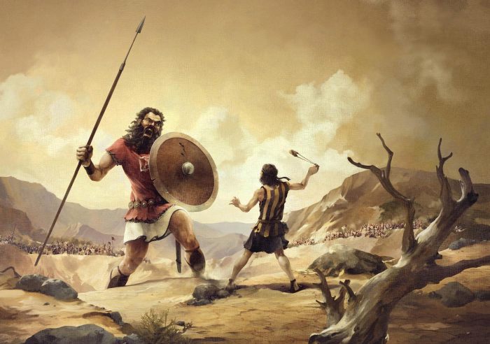 Combat de David et Goliath