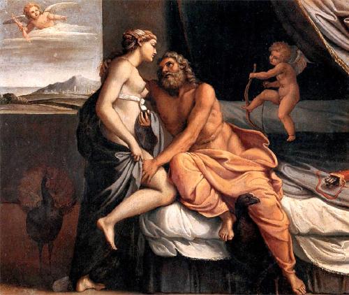 Jupiter et Junon par_Annibale_Carracci