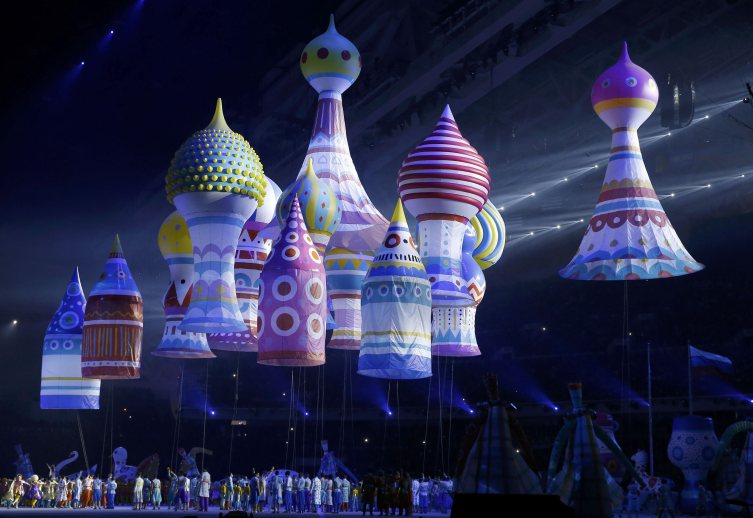 — Cérémonie d'ouverture des jeux Olympiques d'hiver à Sotchi - 7 Février 2014 —