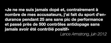 Propos de Lance Armstrong  