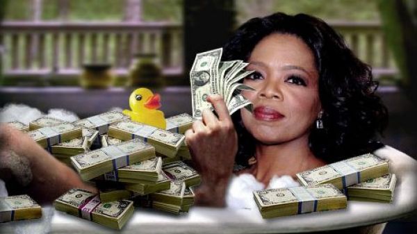 Photo-montage: Oprah Winfrey et Mammon