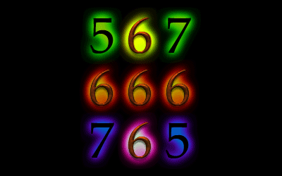 567, 666 et 765