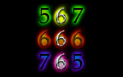 567, 666 et 765