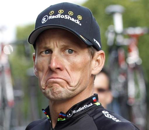 Lance Armstrong dépité?