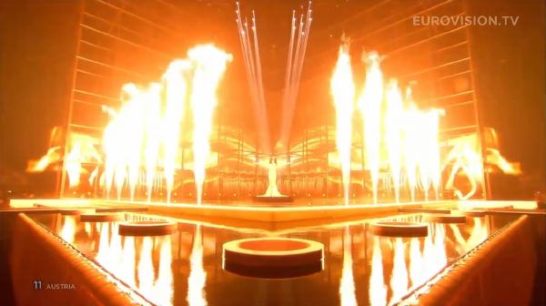 Captures d'écran: Conchita Wurst à l'Eurovision 2014