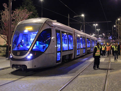 Tramway à Jérusalem