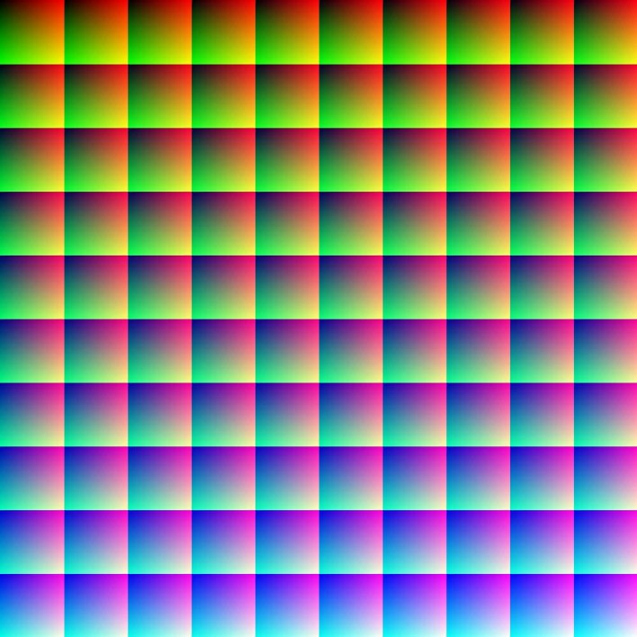 1 000 000 couleurs sur ce graphisme