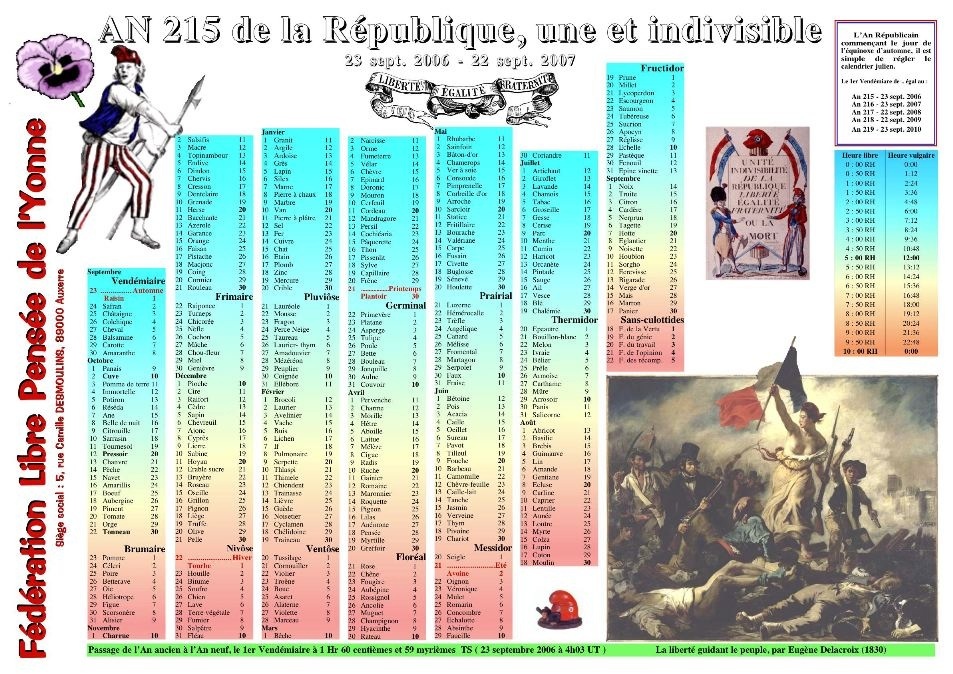 An 215 du calendrier républicain