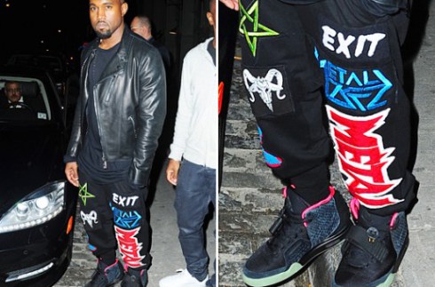 Kanye West, adepte de l'Eglise de Satan, de la tête aux pieds!