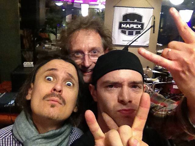 Aurelien Ouzoulias, batteur du groupe Français Satan Jokers