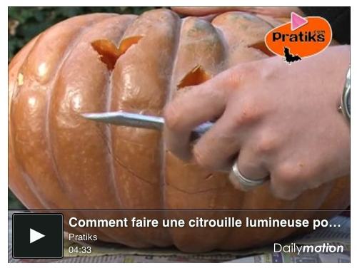 Comment faire une citrouille lumineuse