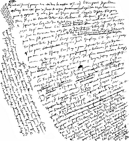 manuscrit du Pari de Pascal