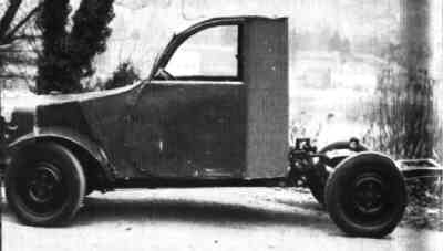 Prototype en aluminium de la 2 CV chez Michelin