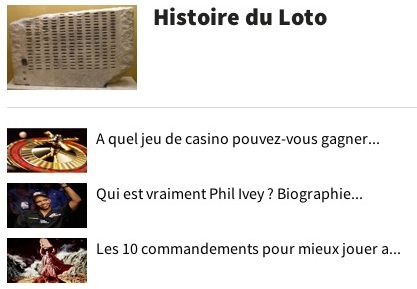 Histoire du Loto