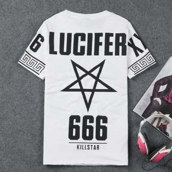T-shirts Lucifer 666  Killstar: l'étoile tueuse  Vivre vite, vivre pour toujours